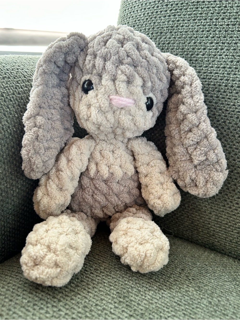 Handmade crochet bunny rabbit stuffed animal plush toy plush